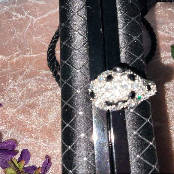 Clutch Bag, Kenneth J Lane Vintage Leopard/Rhinestone Clutch - Picture 5 of 9